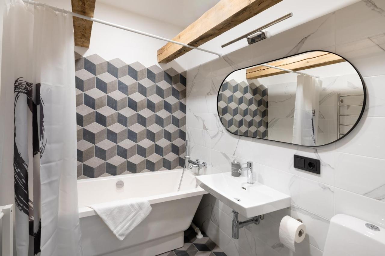 ריגה Merkela Loft Apartment Beside Vermanes Park מראה חיצוני תמונה
